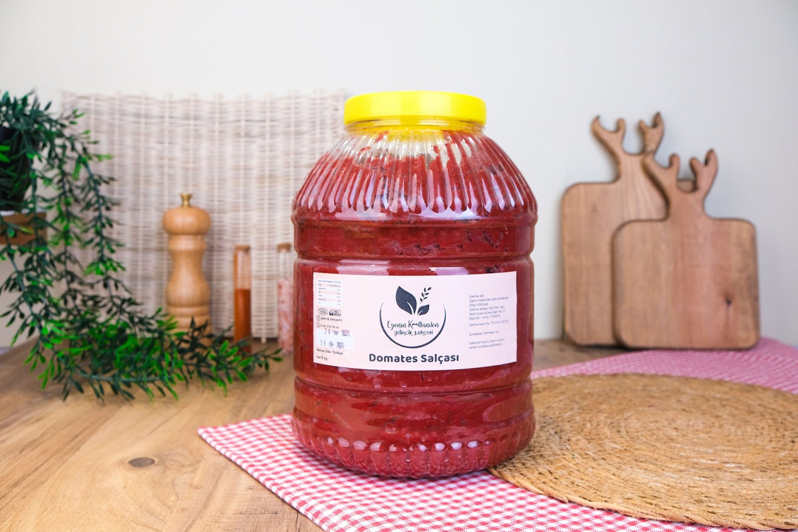 DOMATES SALÇASI 5 KG PET