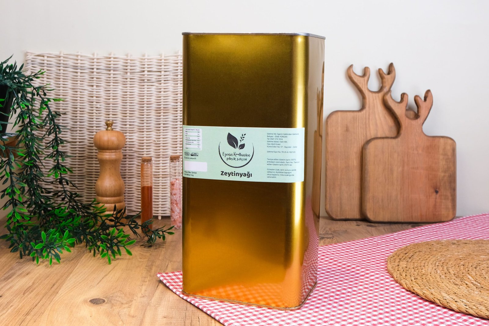 OLGUN HASAT (NATURAL BİRİNCİ) ZEYTİNYAĞI 5LT